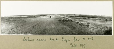 Looking across Wadi Guzzeh from North to South by Capt. Arthur Rhodes